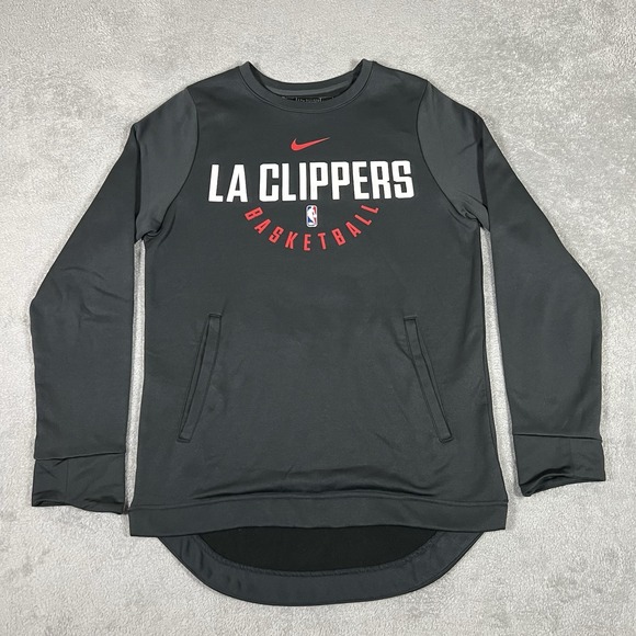 Los Angeles Clippers Sweatshirt Sweater Nike Mens Small Pullover NBA Engineered - Picture 1 of 13